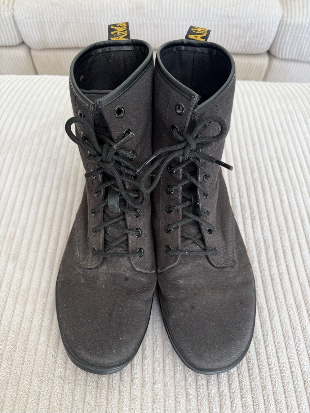 Dr. Martens Black Lace-Up Ankle Boots